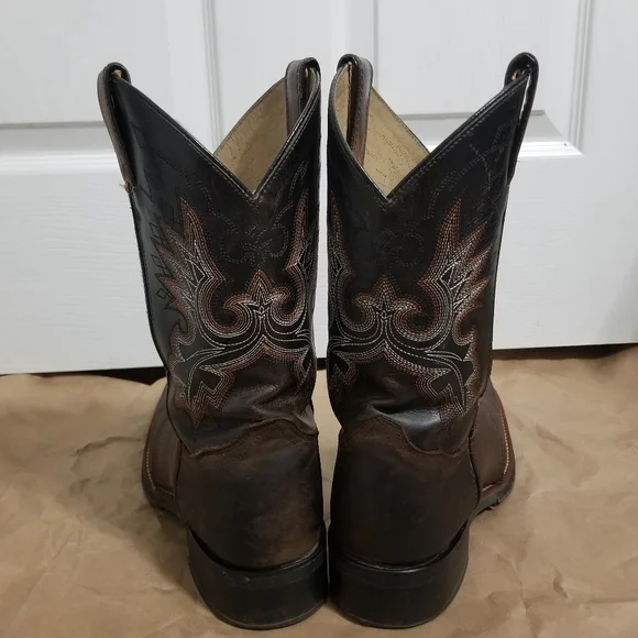 Double-H Brown Boots - Picture 2 of 9